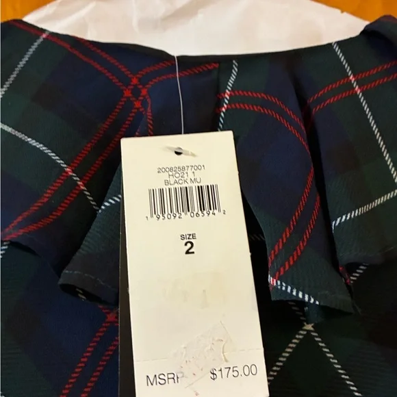 Ralph Lauren Navy and Red Plaid Dress Shirt - Picture 4 of 5